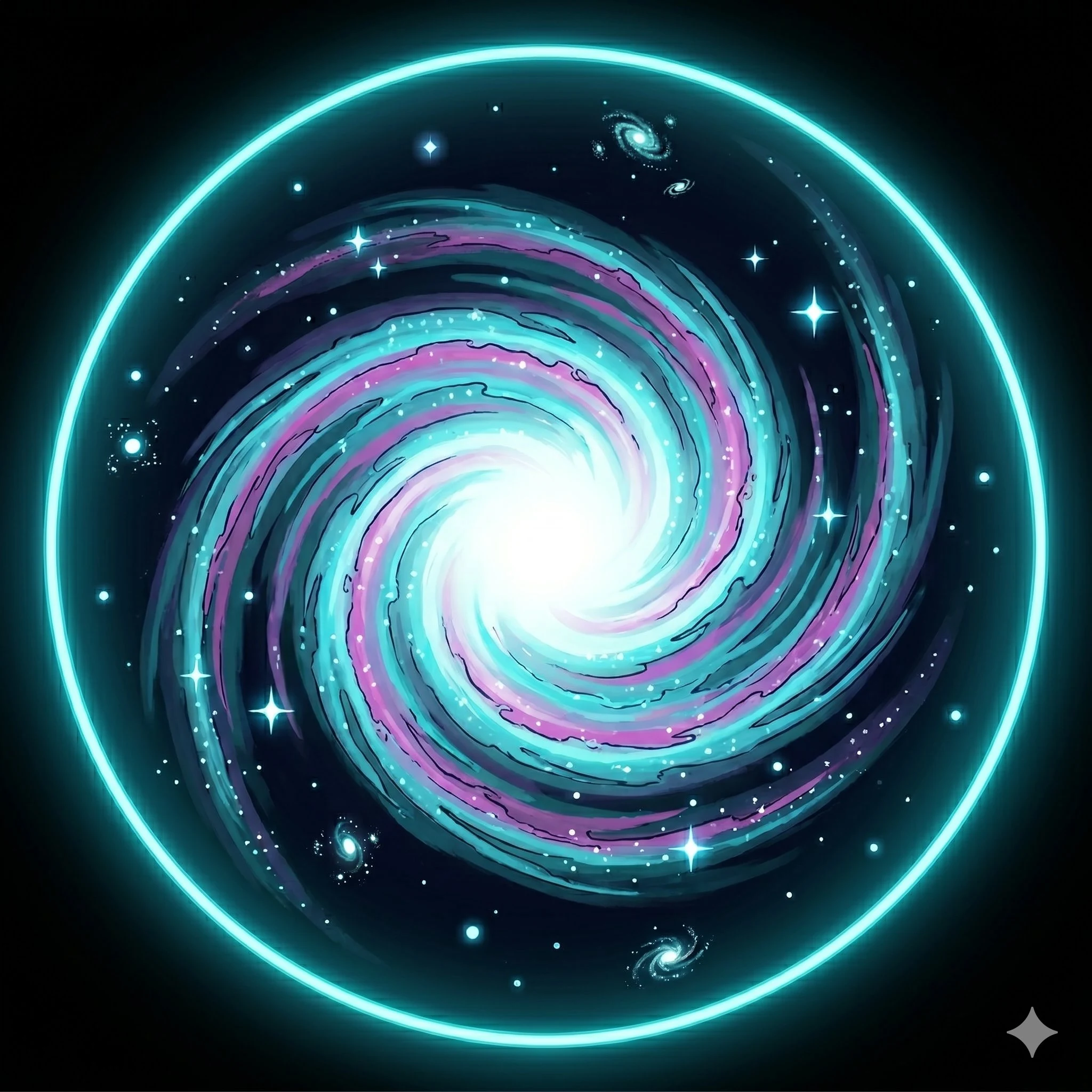 Arcane Frontier – Lebendige Galaxie mit Sternsystemen und Nebeln im Sci-Fi Browser MMO